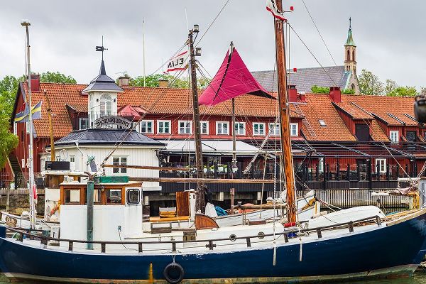 Bibikow, Walter 아티스트의 Sweden-Vastragotland and Bohuslan-Gothenburg-Klippan District-antique trawler ship작품입니다.